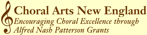 Heading: Choral Arts New England