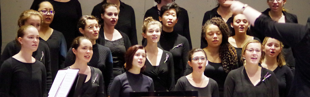 Mt. Holyoke College Glee Club led by Stephanie Council