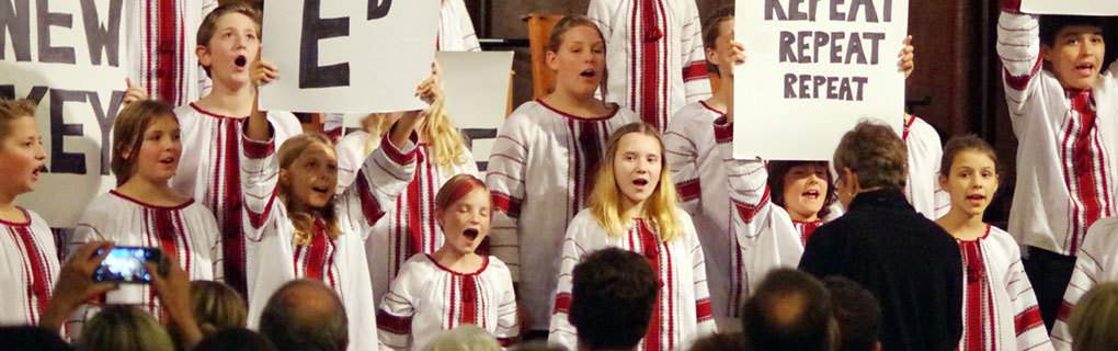 Junior Minstrels at Awards Ceremony 2017